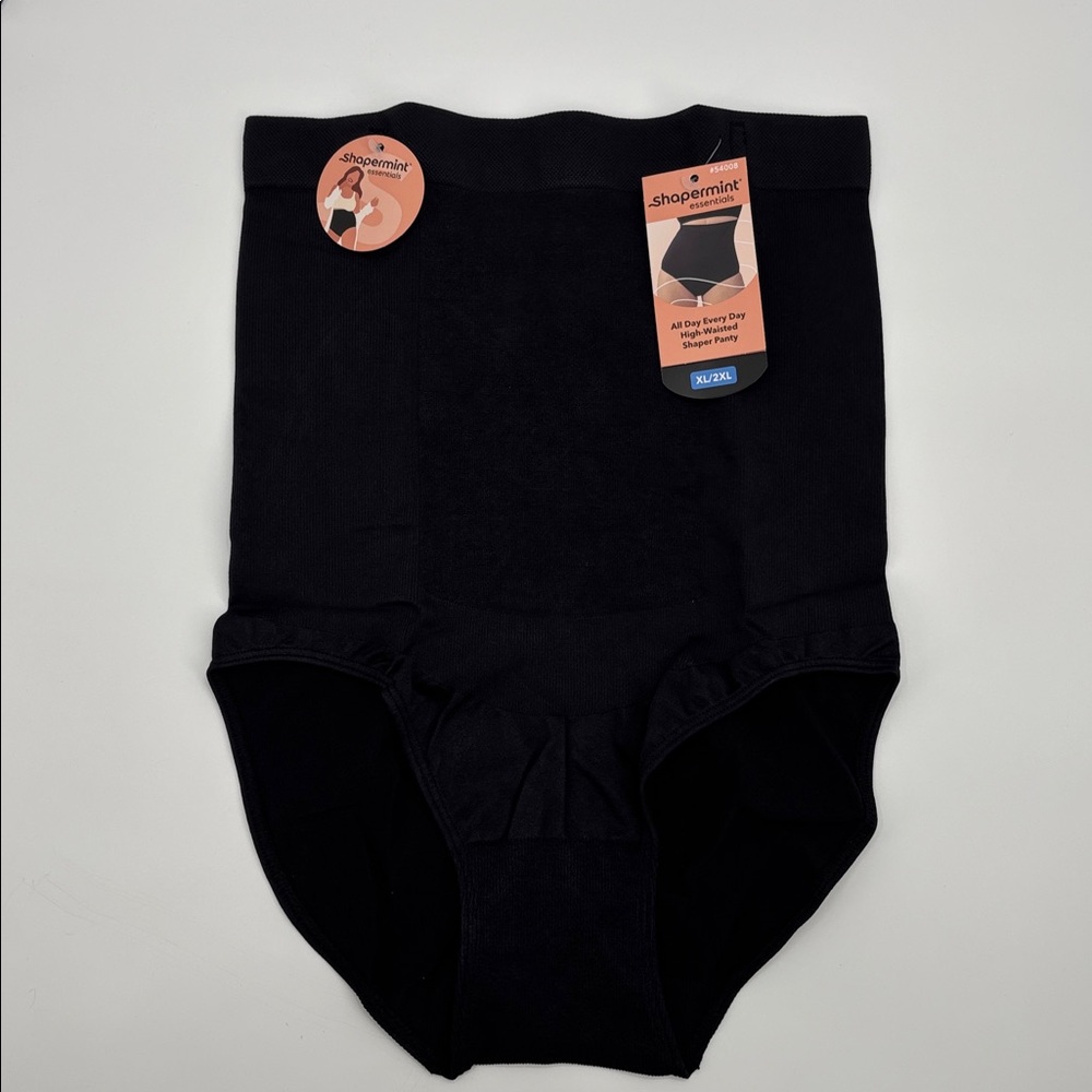 Shapermint All Day Every Day High-Waisted Shaper Panty black‎ size XL/XXL NWT